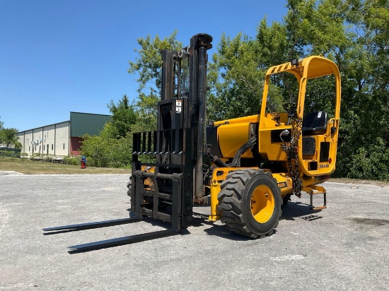 2015 SELLICK STM55PRK4 3-WHEEL ROUGH TERRAIN PIGGY-BACK FORKLIFT