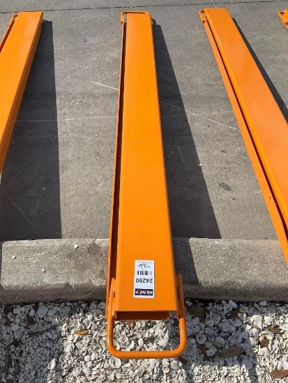 ( 1 ) UNUSED SET OF FORK EXTENSIONS, APPROX 76in LONG ( STOCK PHOTO USED )