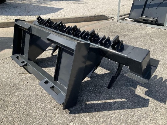 UNUSED 2025 WOLVERINE RIPPER ATTACHMENT MODEL RPR-12-72W FOR UNIVERSAL SKID STEER ( PLEASE NOTE S...