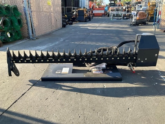 UNUSED 2025WOLVERINE SICKLE BAR MOWER ATTACHMENT MODEL SBM-12-72W FOR UNIVERSAL SKID STEER( PLEASE
