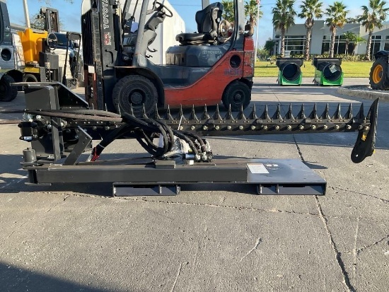 UNUSED 2025WOLVERINE SICKLE BAR MOWER ATTACHMENT MODEL SBM-12-72W FOR UNIVERSAL SKID STEER( PLEASE