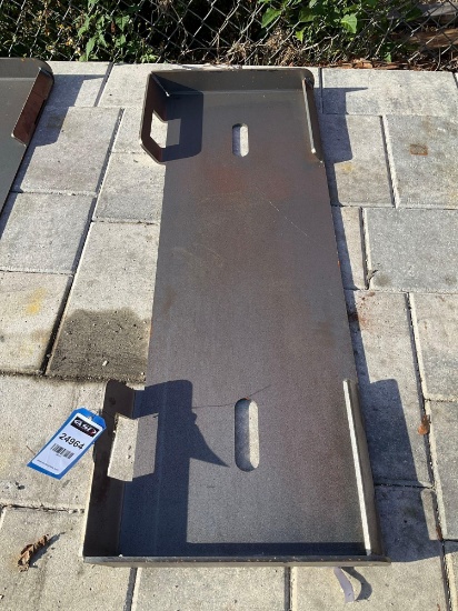 UNUSED 2025 MOUNTING PLATE FOR SKID STEER, APPROX 45in W