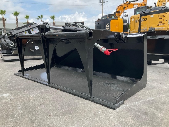 UNUSED 2025 GIYI PLATE GRABBER ATTACHMENT MODEL GY X -PG44C FOR MINI SKID STEER, APPROX 44in W