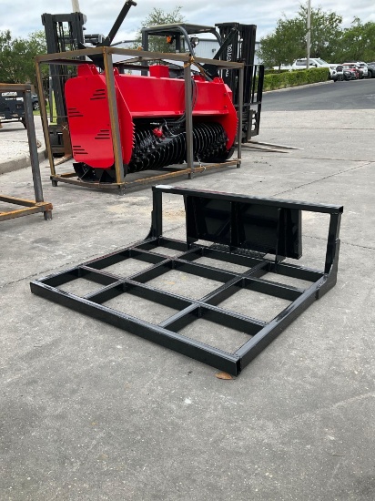 ( 1 ) UNUSED 2025 GIYI LAND LEVELER ATTACHMENT MODEL GY-GD47 FOR SKID STEER, APPROX 47in W