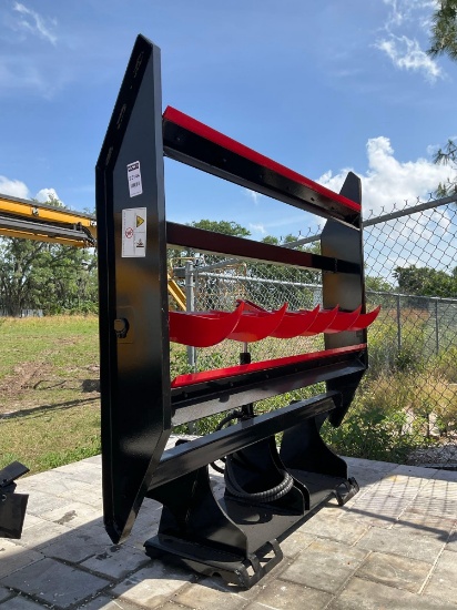 ( 1 ) UNUSED 2025 GIYI FLAT RIPPERMODEL GY-FR70 FOR SKID STEER, APPROX 70in WORKING WIDTH