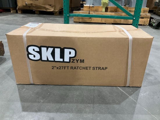 UNUSED ZYM 2in X 27FT RATCHET STRAPS, APPROX 10PCS IN BOX