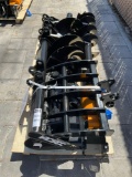 UNUSED 2025VICSEC MINI EXCAVATOR ATTACHMENT SET WHICH INCLUDES ( 1 ) BUCKET WITH TEETH / ( 1 )