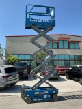2016 GENIE SCISSOR LIFT MODEL GS1930, ELECTRIC, APPROX MAX PLATFORM HEIGHT 19FT, BUILT IN BATTERY...