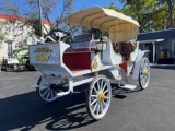 UNUSED SPIRIT ELECTRIC CARRIAGE R/K, CANOPY, LIGHTING, BATTERY CHARGER, RUNS AND DRIVES