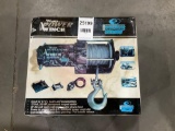 UNUSED MOSSY OAK BREAKUP SERIES WOOD POWER 2000 LBS WINCH, CLEVIS HOOK/PULLEY BLOCK & HAND SAVER ...