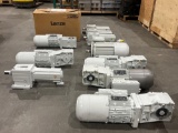 LOT OF LENZE MOTORS OF VARIOUS SIZES, MODELS, AND CAPACITIES; APPROXIMATELY 13; MOTOR MAY INCLUDE