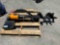UNUSED AUGER ATTACHMENT FOR MINI SKID STEER, APPROX 12in DIA