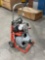 RIDGID CORDED DRAIN CLEANING MACHINE;MODEL K-400-T3; APPROXIMATELY 120V, 6,0 A, AND 60 HZ