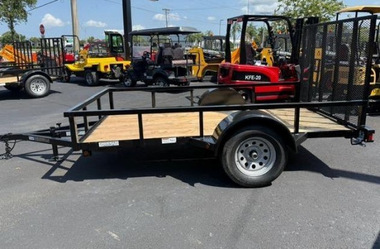 UNUSED 2025 SUPERIOR TRAILER, 5FTX10FT 1 AXLE L-IRON ELITE MODEL 1510-ELITE