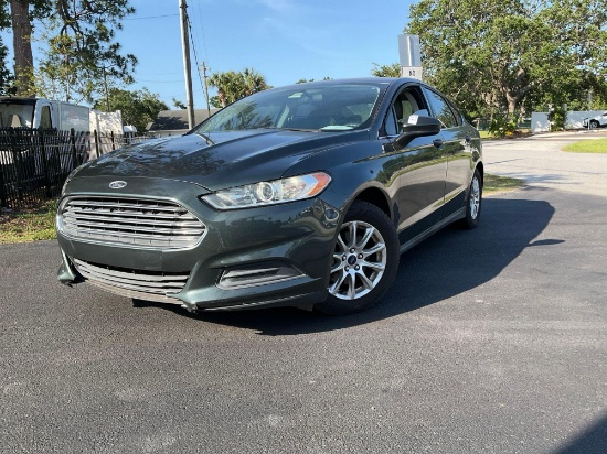 2015 FORD FUSION, GAS POWER AUTOMATIC, RUNS & DRIVES