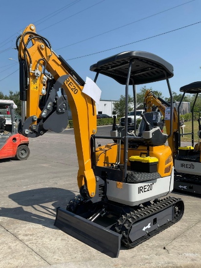 UNUSED 2025 IR MINI EXCAVATOR MODEL IRE20, KUBOTA DIESEL,RUBBER TRACKS,PUSH BLADE,BUCKET WITH TEETH