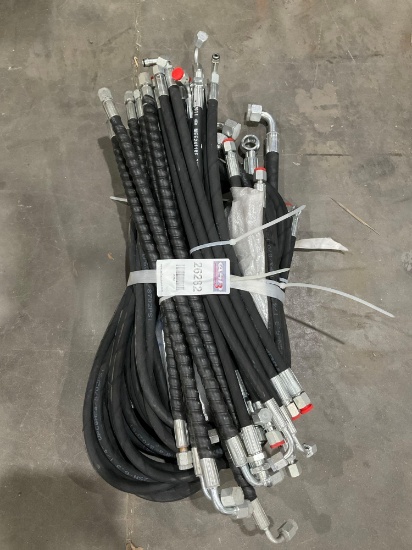 ( 1 ) BUNDLE OF UNUSED 2025 HYDRAULIC HOSES FOR EXCAVATOR, FITS 1-3TON EXCAVATOR