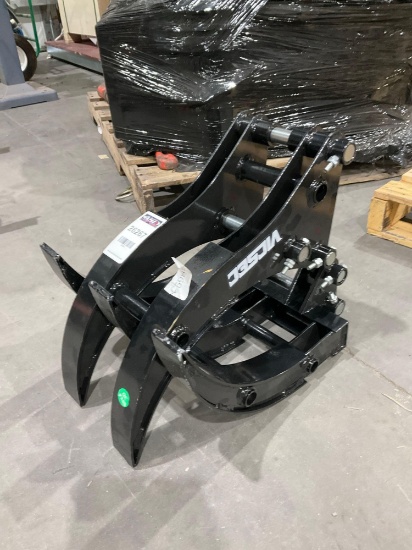( 1 ) UNUSED 2025 VICSEC GRAPPLE ATTACHMENT FOR EXCAVATOR, FITS 1-2TON EXCAVATOR