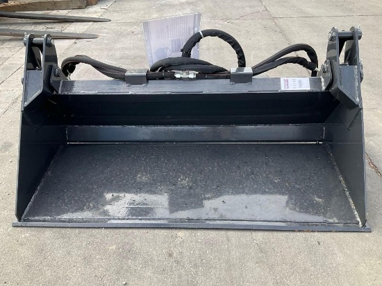UNUSED 2025 WOLVERINE MINI COMBINATION BUCKET ATTACHMENT MODEL MCB-11-48W FOR SKID STEER, APPROX ...