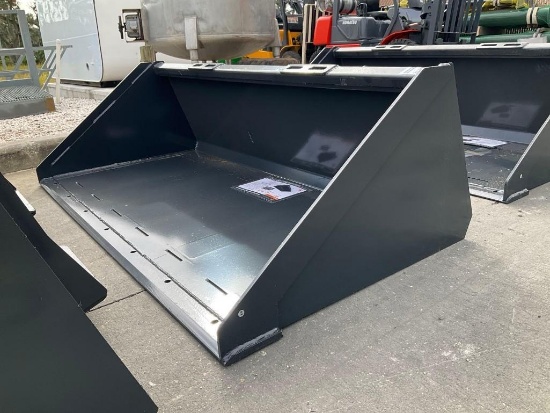 UNUSED 2025 WOLVERINE TRACK DUTY BUCKET ATTACHMENT MODEL TDB-11-72W FOR UNIVERSAL SKID STEER, APP...
