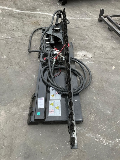 UNUSED 2025 HEDGE TRIMMER ATTACHMNET MODEL GY-HT72 FOR SKID STEER, APPROX CUTTING WIDTH 72in