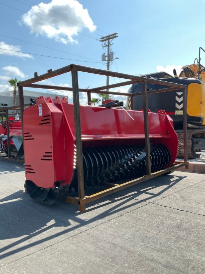 ( 1 ) UNUSED 2025GIYI STANDARD FLOW FORESTRY MULCHER ATTACHMENT MODEL GY-72PRO FOR UNIVERSAL SKID