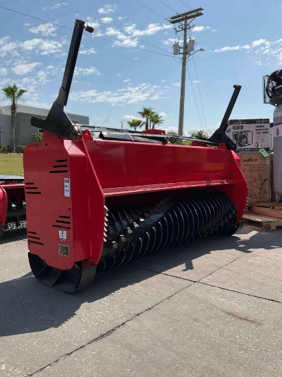( 1 ) UNUSED 2025GIYI STANDARD FLOW FORESTRY MULCHER ATTACHMENT MODEL GY-72PRO FOR UNIVERSAL SKID