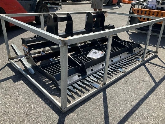 UNUSED 2025 WOLVERINE LAND LEVELER ATTACHMENT MODEL LL-12-78W FOR UNIVERSAL SKID STEER