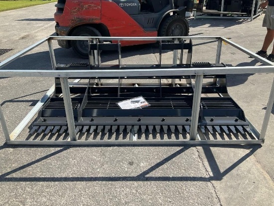 UNUSED 2025 WOLVERINE LAND LEVELER ATTACHMENT MODEL LL-12-78W FOR UNIVERSAL SKID STEER