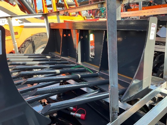 UNUSED 2025 WOLVERINE ATTACHMENT MODEL MF-13-63W FOR UNIVERSAL SKID STEER (PLEASE NOTE STOCK PHOTOS