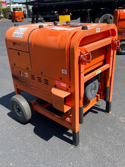 AMERICAN TOOL AT7500D12GAL PORTABLE GENERATOR, DIESEL POWERED , LOW HRS SHOWING
