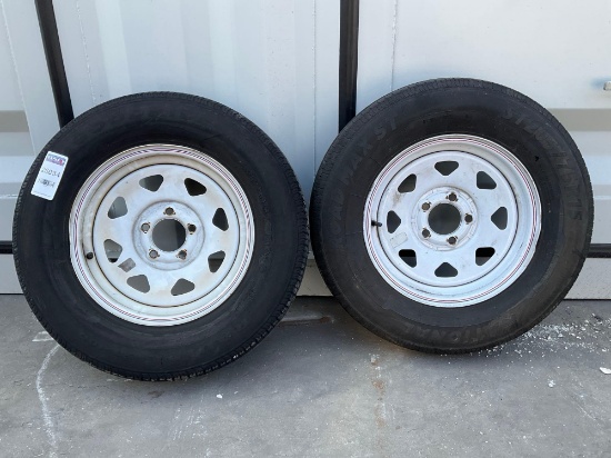 5LUG 15in TRAILER TIRES,ST205/75R15