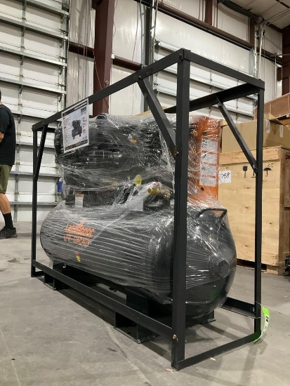 UNUSED LANDHONOR 40 GALLON 2-STAGE AIR COMPRESSOR MODEL LHR-GAC40Y, GAS POWERED, APPROX MAX PRESS...
