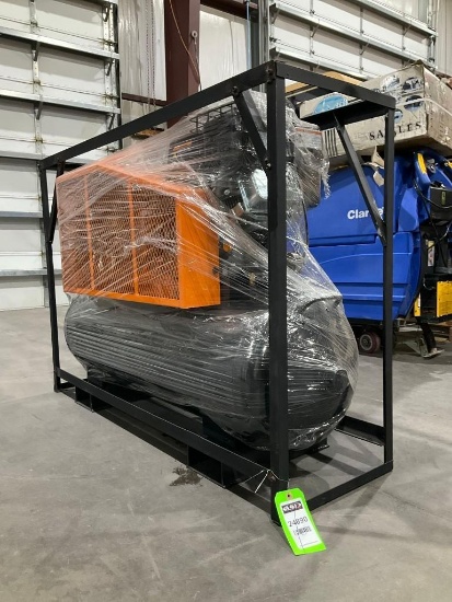UNUSED LANDHONOR 40 GALLON 2-STAGE AIR COMPRESSOR MODEL LHR-GAC40Y, GAS POWERED, APPROX MAX PRESS...