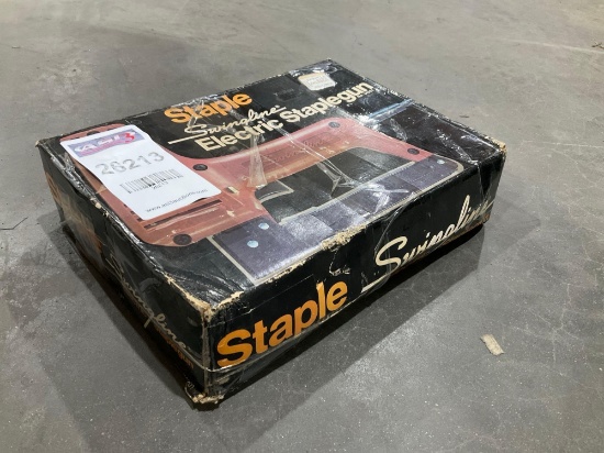 SWINGLINE ELECTRIC STAPLE GUN, 110V, 1/4in TO 9/16in STAPLES