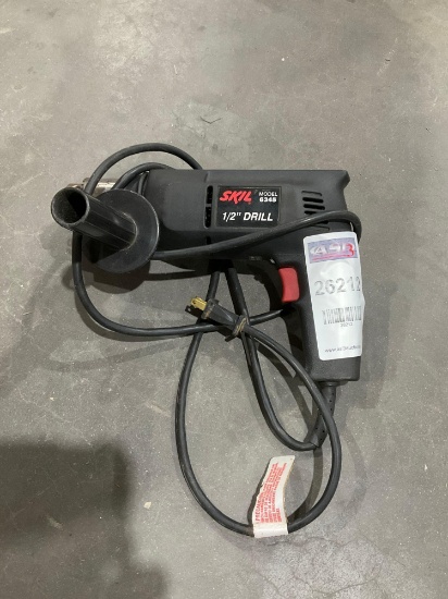 UNUSED SKILL 1/2in DRILL MODEL 6345, 110V
