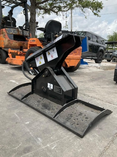 ( 1 ) UNUSED 2025 GIYI SNOW SHOVEL ATTACHMENT MODEL GY-SS71C FOR SKID STEER