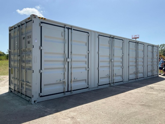 202540FT STORAGE CONTAINER, APPROX 102in TALL x 96in WIDE x 40FT DEEP