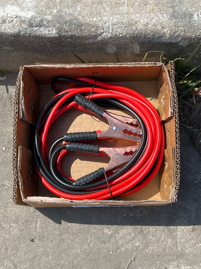 UNUSED HEAVY DUTY BOOSTER CABLES