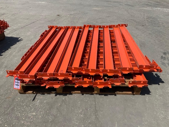 CROSSBEAMS FOR PALLET RACKING, APPROX 24 TOTAL, APPROX 55in L