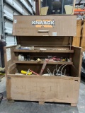 KNAACK METAL INDUSTRIAL TOOL CHEST; APPROXIMATELY 60 IN L X 31 IN W X 50 IN T; CONTENTS INCLUDED