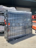 ( 1 ) SET OF UNUSED 20FT BI PARTING WROUGHT IRON GATES, 10FT EACH PIECE (20' TOTAL WIDTH). 2 PIECES