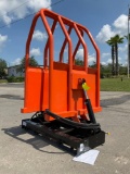UNUSED 2025 GIYI CLAMP GRABBER ATTACHMENT MODEL GY-CL100C FOR UNIVERSAL SKID STEER, APPROX WORKIN...