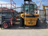 SET OF UNUSED GREAT BEAR 14FT BI PARTING WROUGHT IRON GATES, 7FT EACH PIECE (14' TOTAL WIDTH). 2