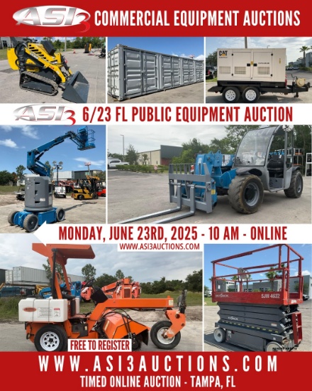 6/23 FL Public Equipment Auction