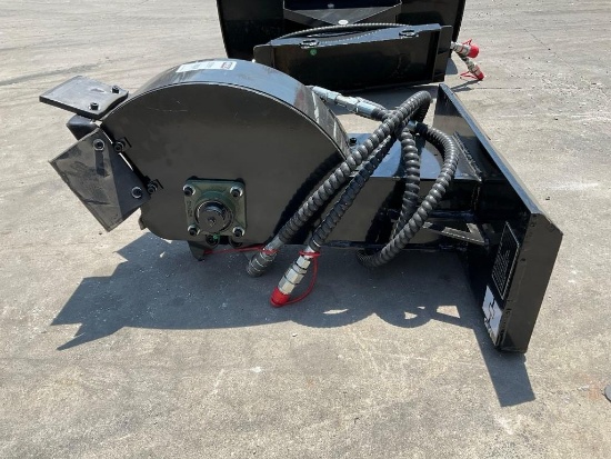 ( 1 ) UNUSED 2025 GIYI STUMP GRINDER ATTACHMENT MODEL GY-SZYMJ FOR MINI SKID STEER