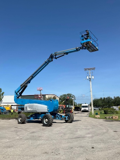2012 GENIE Z-135 ARTICULATING BOOM LIFT, DIESEL POWERED, APPROX MAX PLATFORM HEIGHT 135FT, APPROX