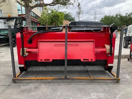 ( 1 ) UNUSED 2025GIYI STANDARD FLOW FORESTRY MULCHER ATTACHMENT MODEL GY-72PRO FOR UNIVERSAL SKID S