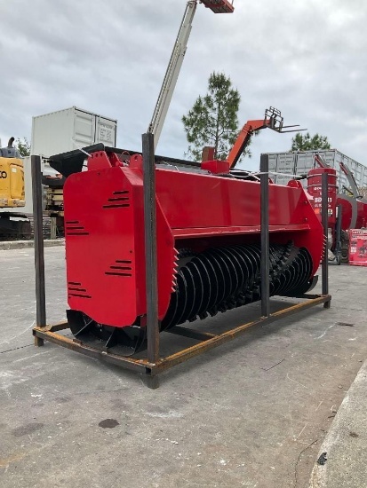 ( 1 ) UNUSED 2025 GIYI STANDARD FLOW FORESTRY MULCHER ATTACHMENTFOR UNIVERSAL SKID STEER, APPROX OP