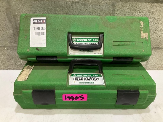 GREENLEE VARIABLE PINTCB HOLE SAW KITS MODEL 835